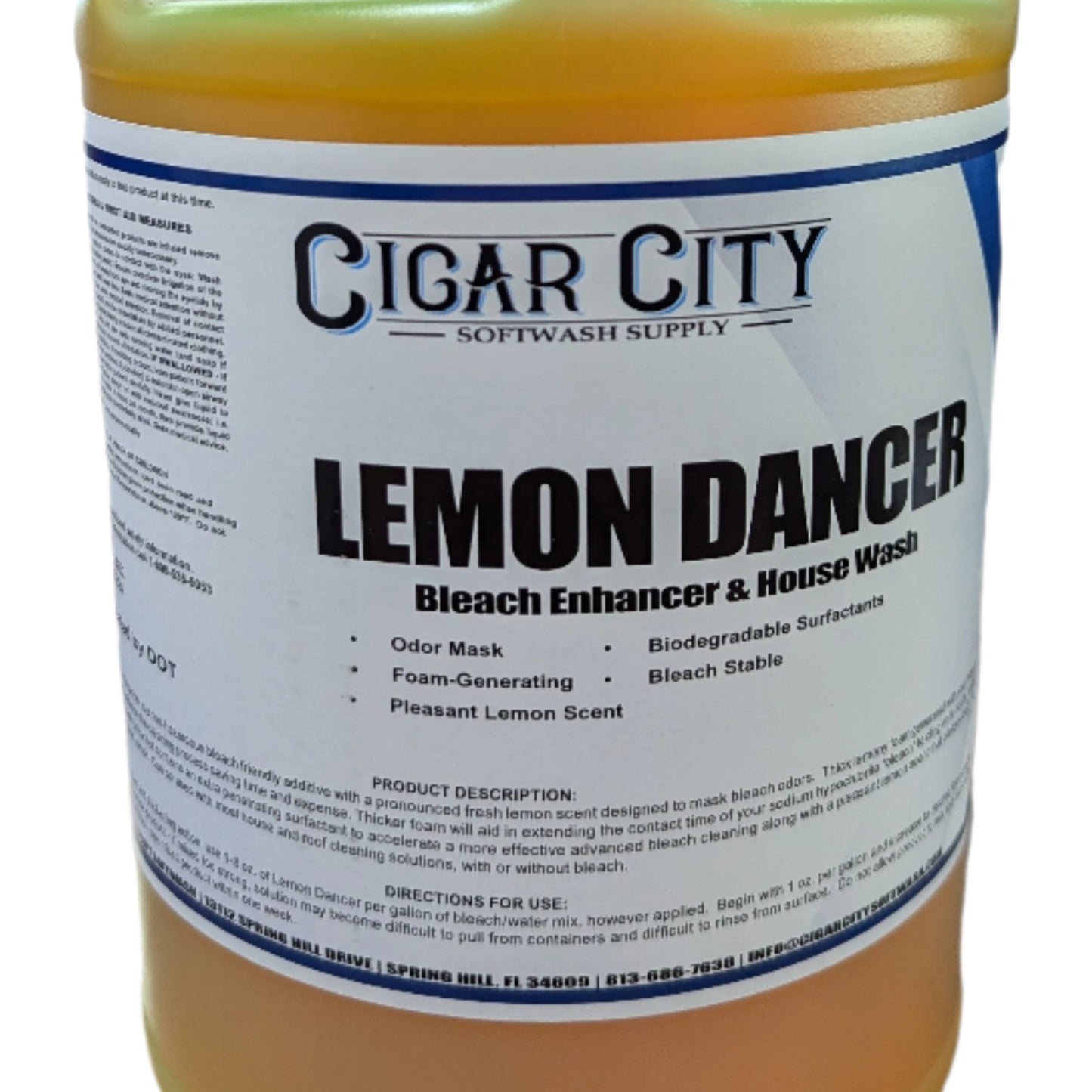 Lemon Dancer Surfactant Chemicals Cigarcity Softwash.