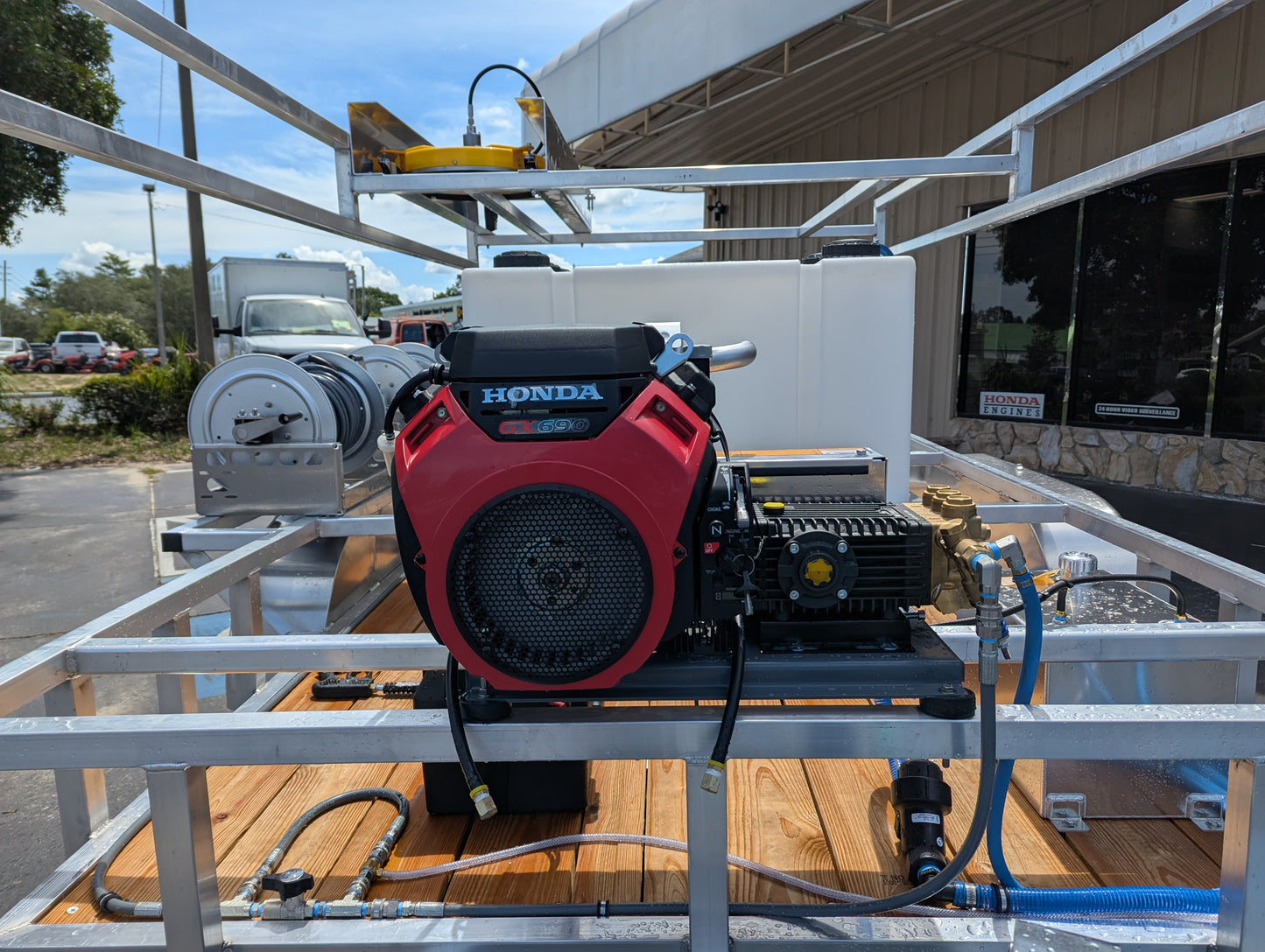 The Starter Series - Aluminum Tandem Axle Pressure Washing Trailer