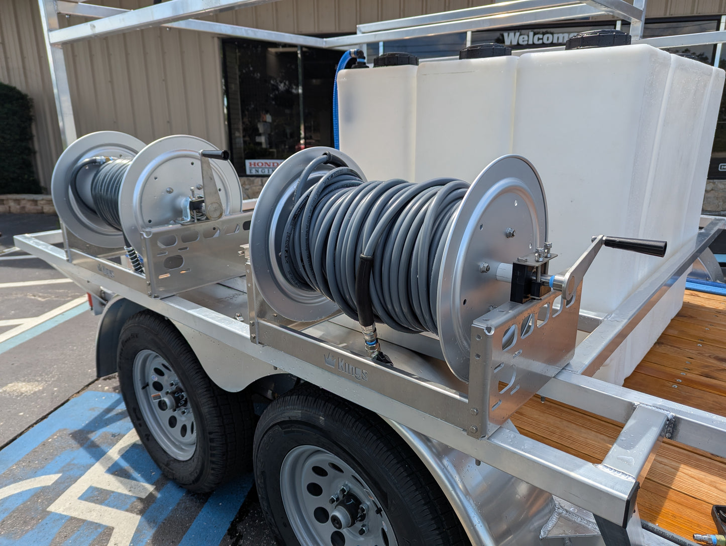 The Starter Series - Aluminum Tandem Axle Pressure Washing Trailer