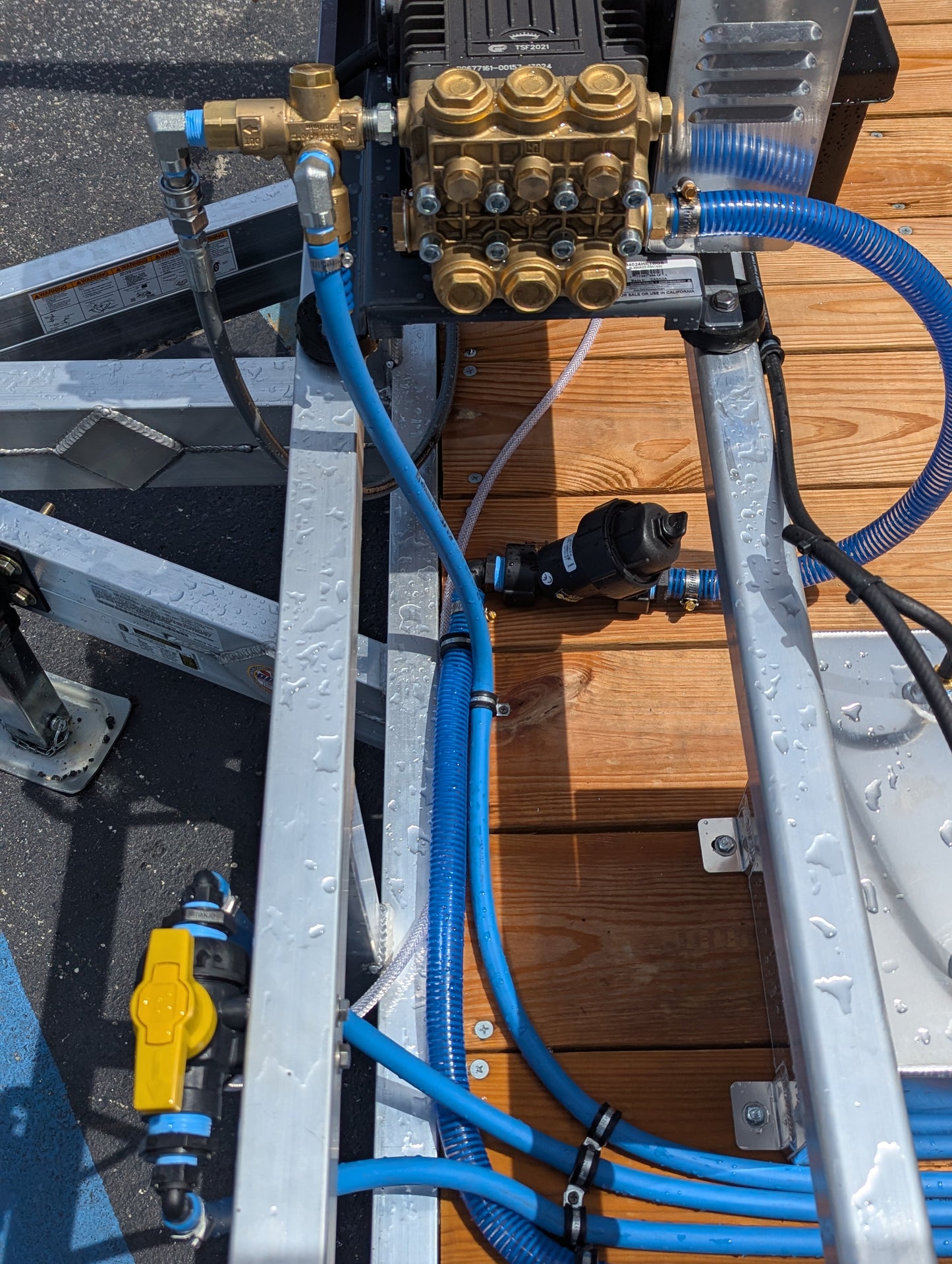 The Starter Series - Aluminum Tandem Axle Pressure Washing Trailer