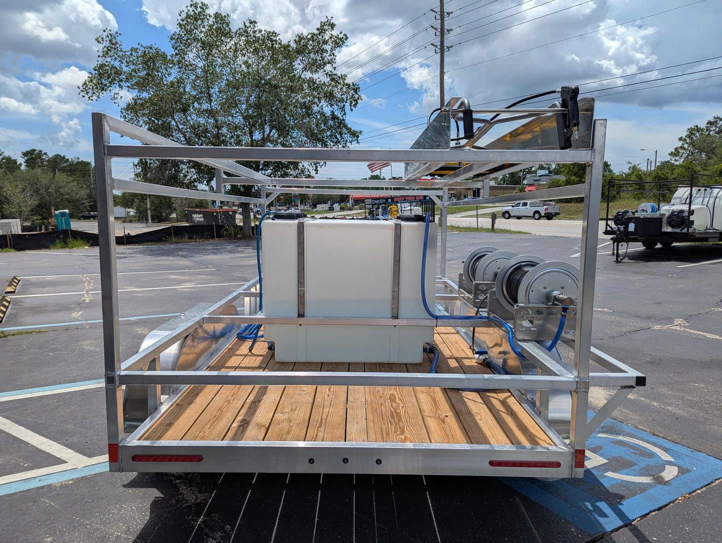 The Starter Series - Aluminum Tandem Axle Pressure Washing Trailer