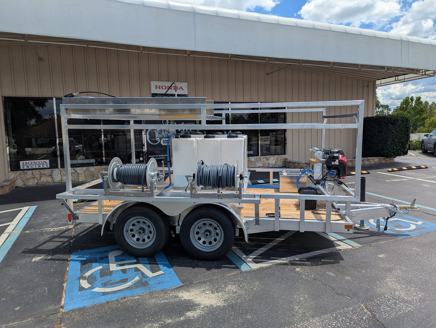 The Starter Series - Aluminum Tandem Axle Pressure Washing Trailer