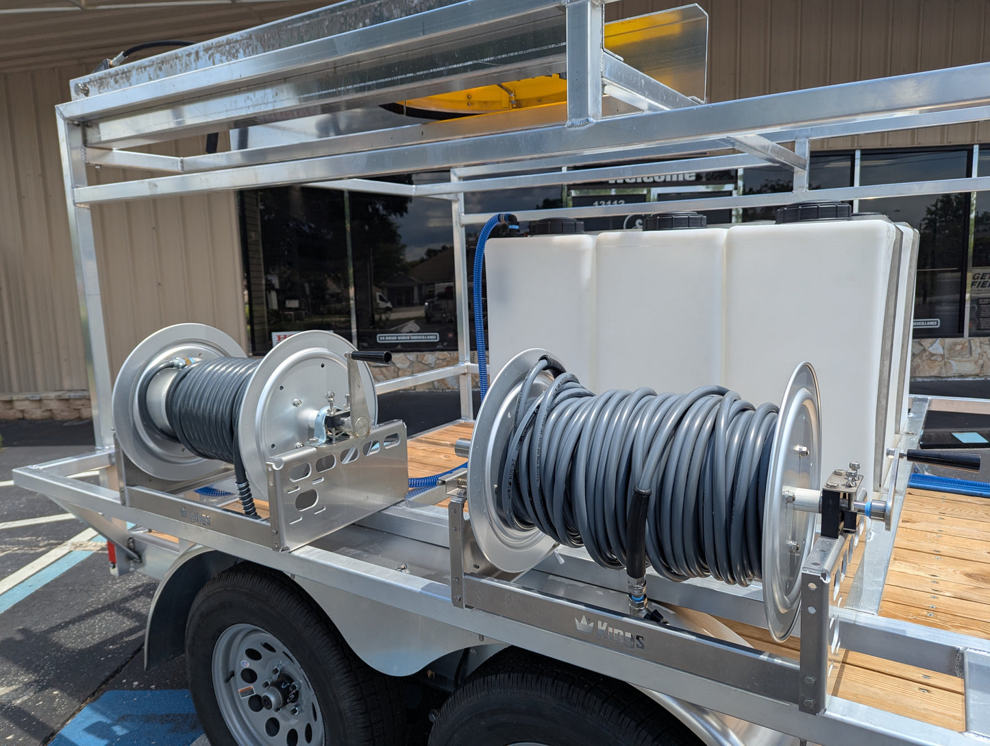 The Starter Series - Aluminum Tandem Axle Pressure Washing Trailer