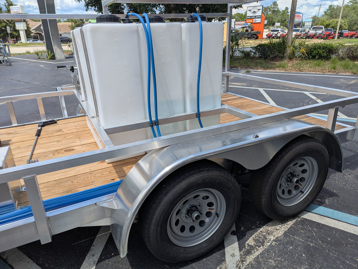 The Starter Series - Aluminum Tandem Axle Pressure Washing Trailer