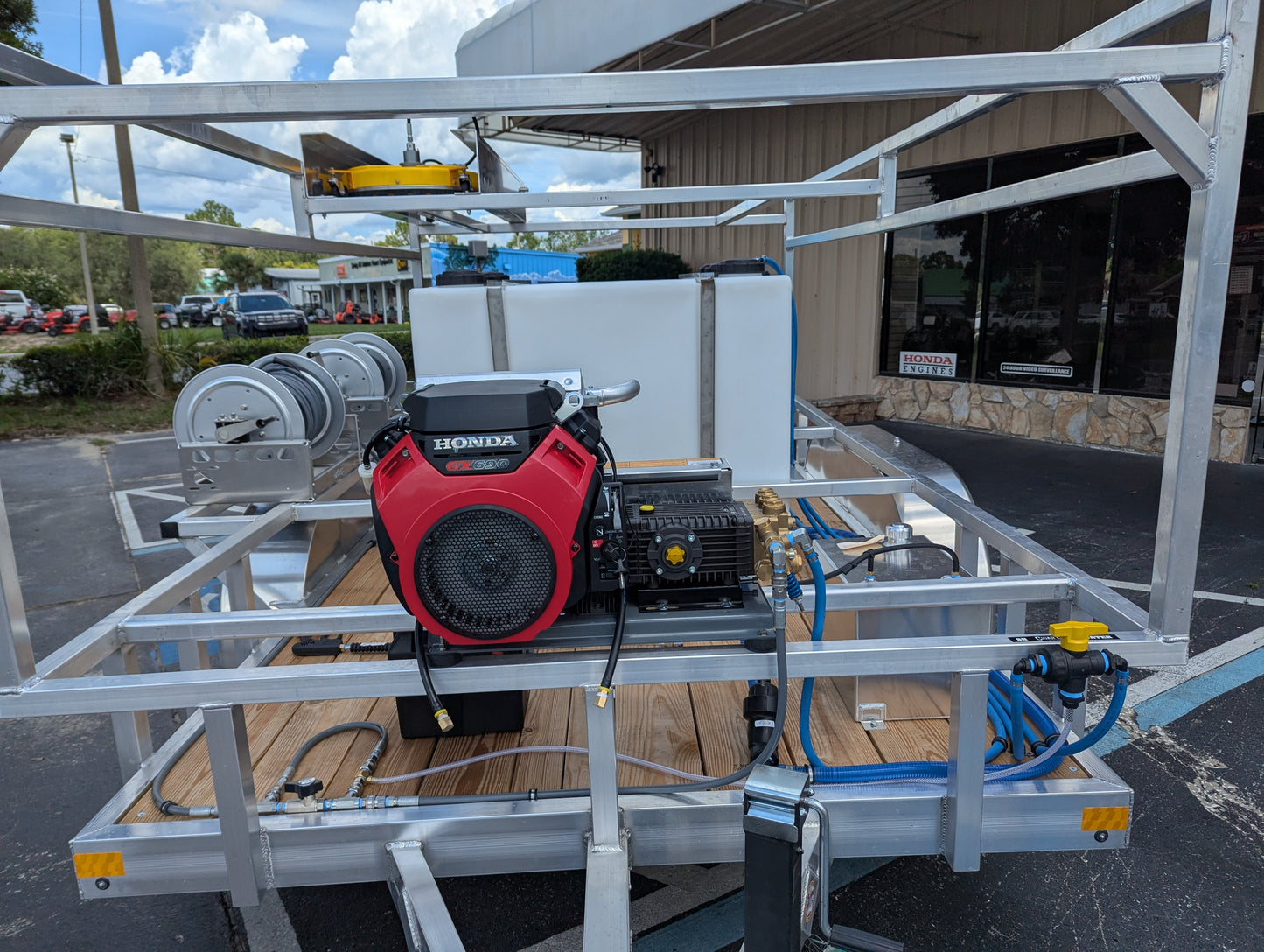 The Starter Series - Aluminum Tandem Axle Pressure Washing Trailer