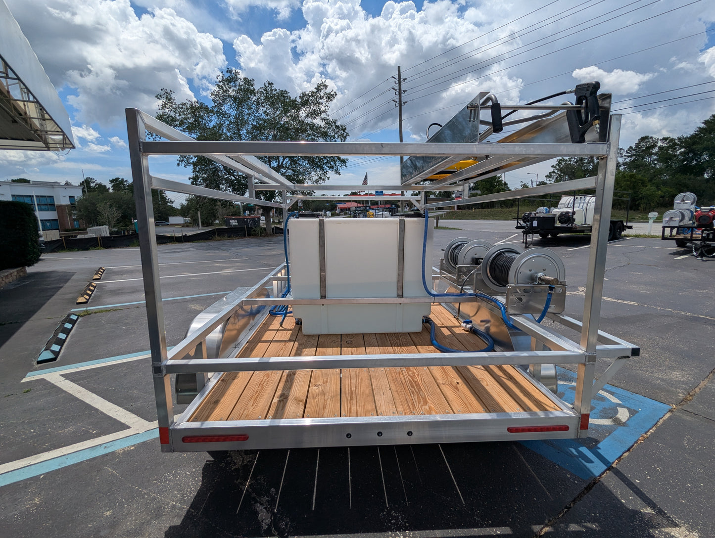 The Starter Series - Aluminum Tandem Axle Pressure Washing Trailer