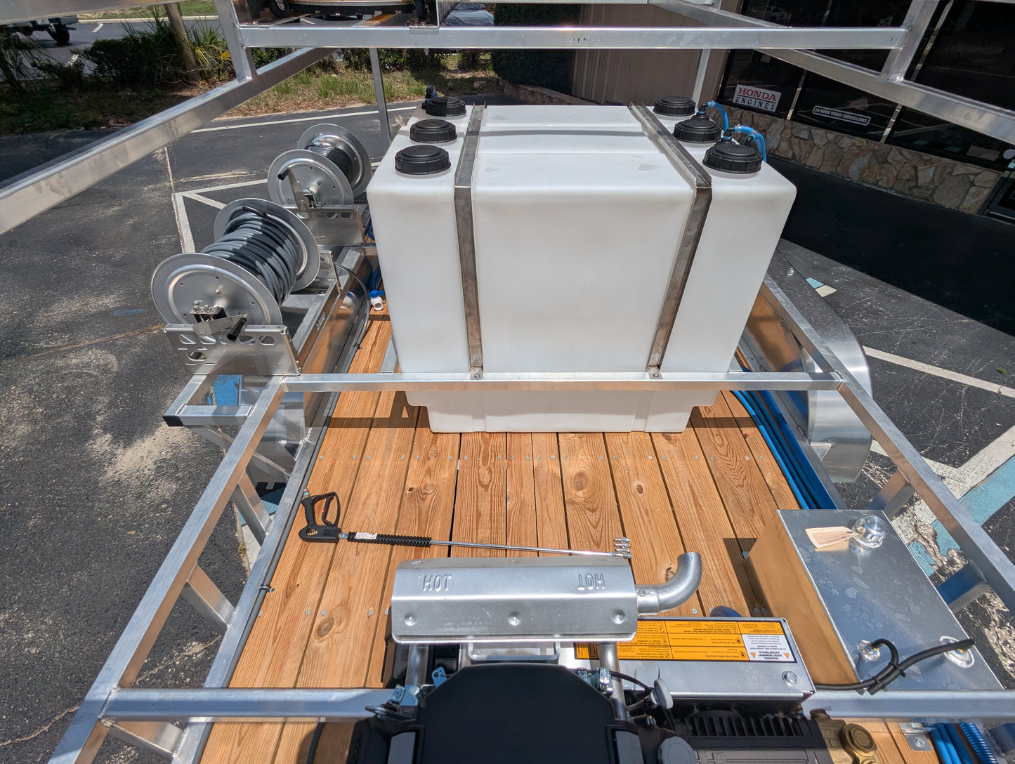 The Starter Series - Aluminum Tandem Axle Pressure Washing Trailer