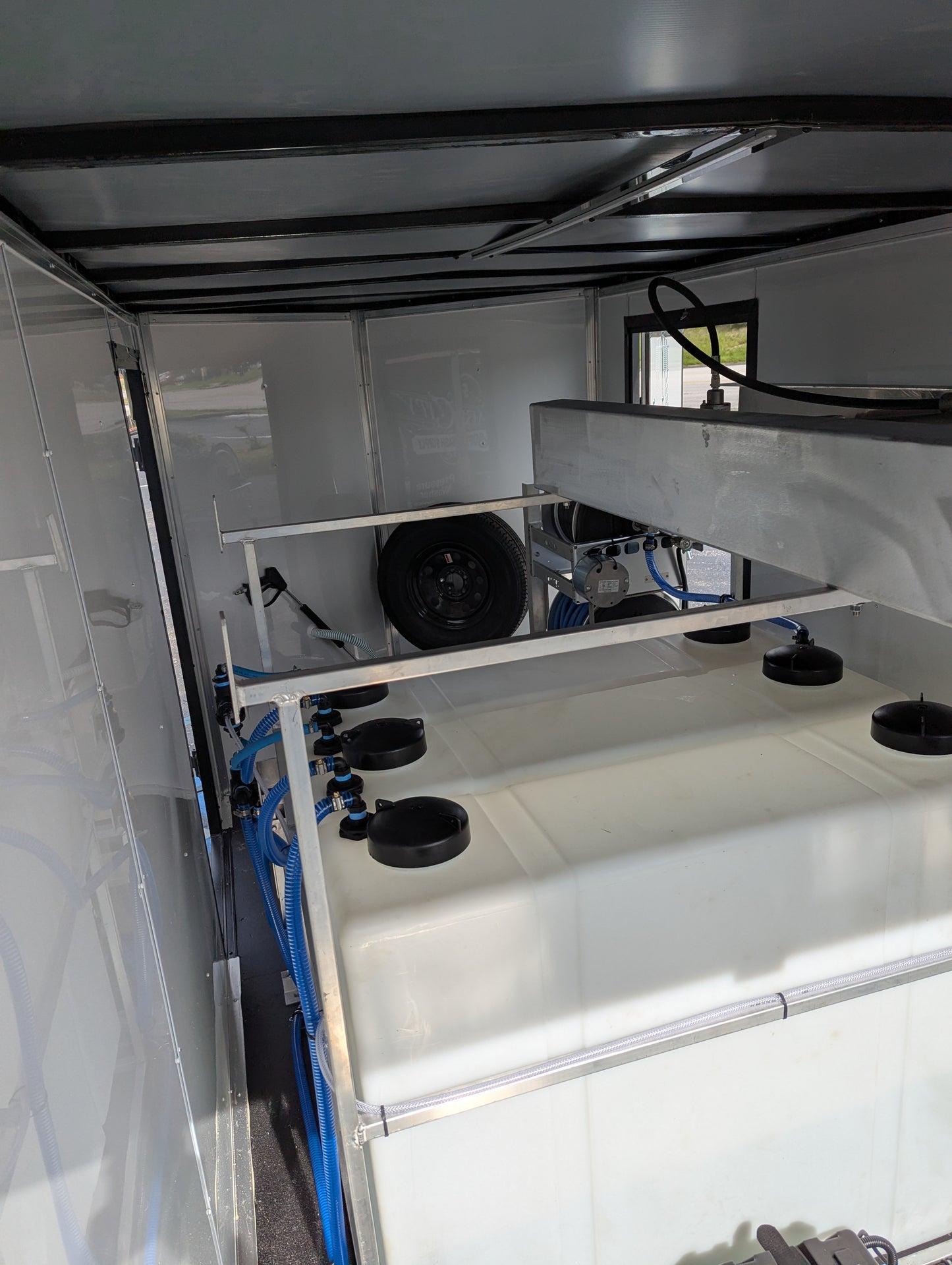 Enclosed 6x12 Pressure & Soft Washing Trailer