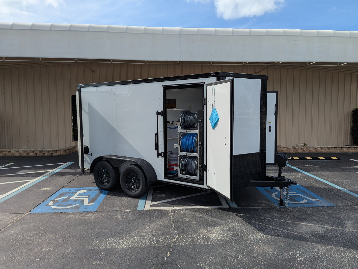 Enclosed 6x12 Pressure & Soft Washing Trailer