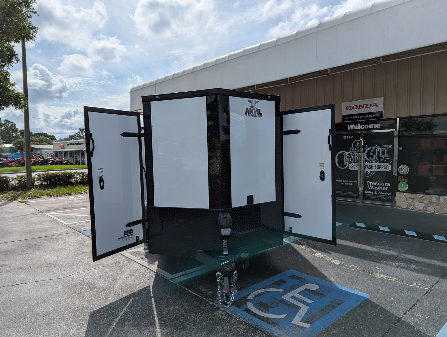 Enclosed 6x12 Pressure & Soft Washing Trailer