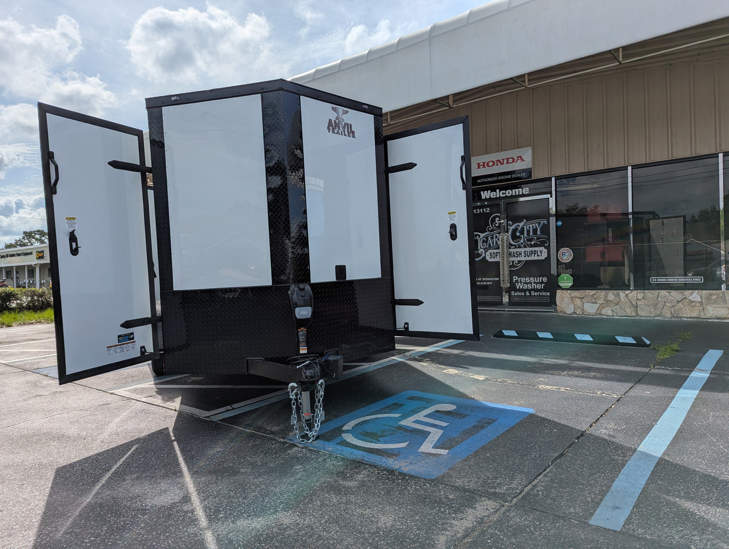 Enclosed 6x12 Pressure & Soft Washing Trailer