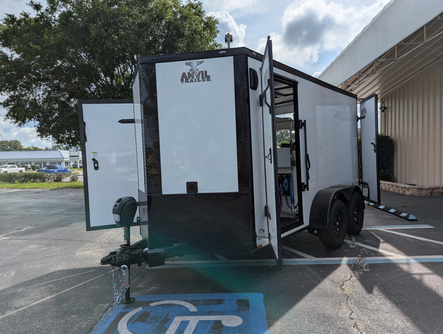Enclosed 6x12 Pressure & Soft Washing Trailer