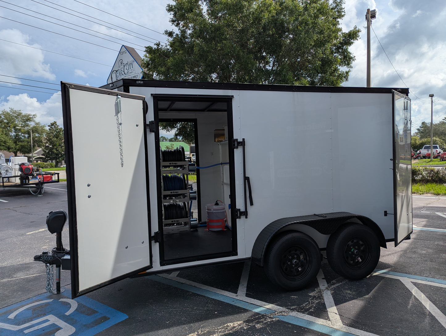 Enclosed 6x12 Pressure & Soft Washing Trailer