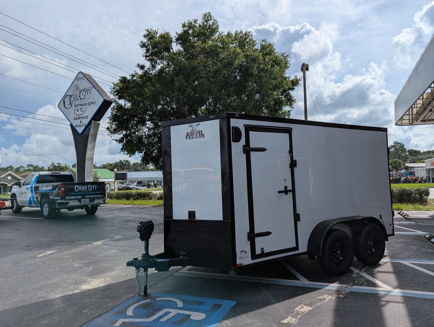 Enclosed 6x12 Pressure & Soft Washing Trailer
