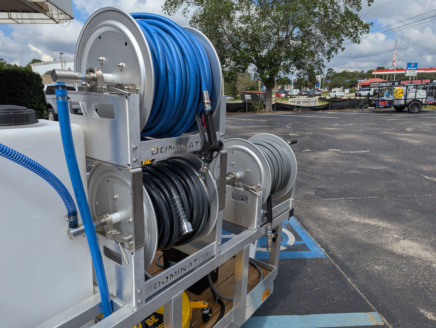 The Micro Series - 5x10 Aluminum Pressure & Softwash Trailer