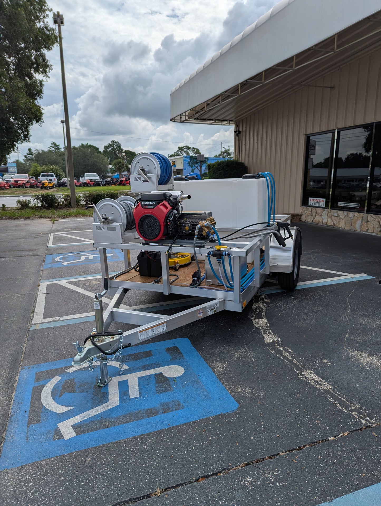 The Micro Series - 5x10 Aluminum Pressure & Softwash Trailer