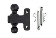 2.0″ Heavy Duty 12″ Drop/Rise Hitch – Bulletproof Hitches – Adjustable Dual Ball Mount