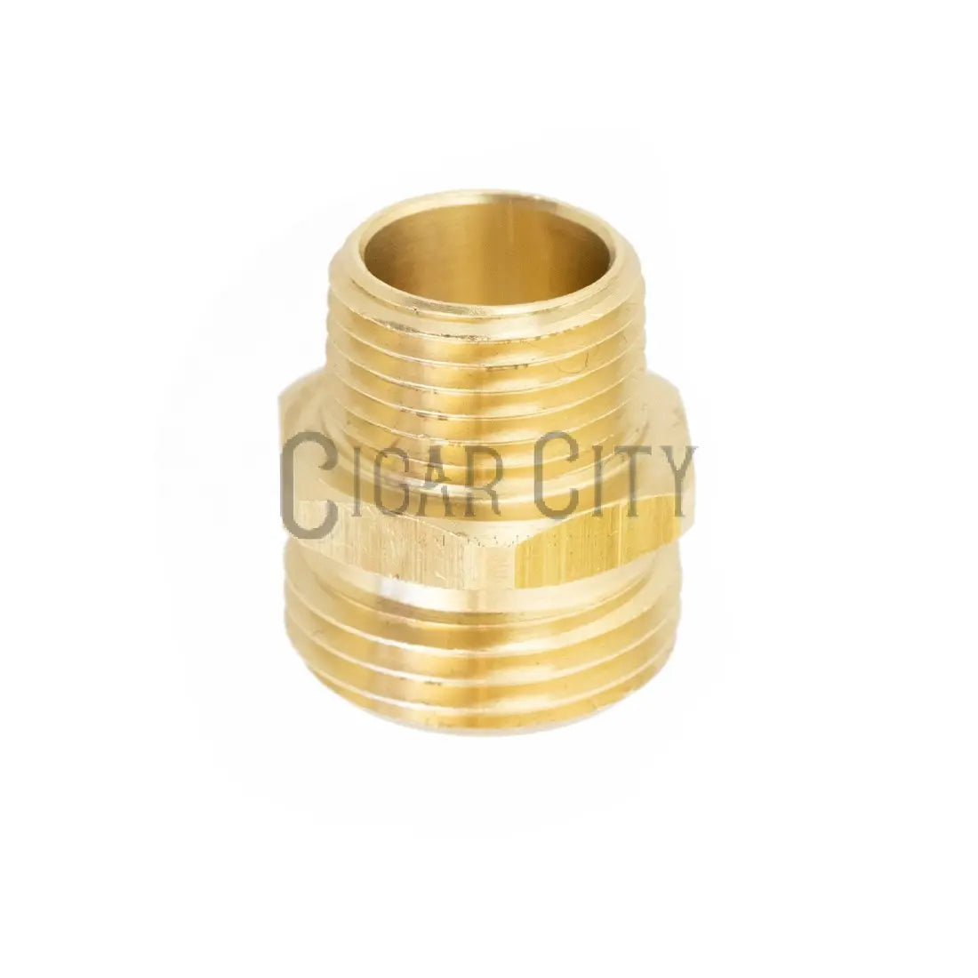 Pulex Brass Fitting - 1/2 Inch NPT-M X 3/4 Inch GH Male WindowCleaner.com