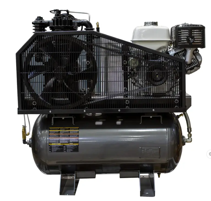 BE 30 Gallon Air Compressor Generator Honda GX390 16 CFM @ 175psi Air Compressor Cigarcity Softwash.