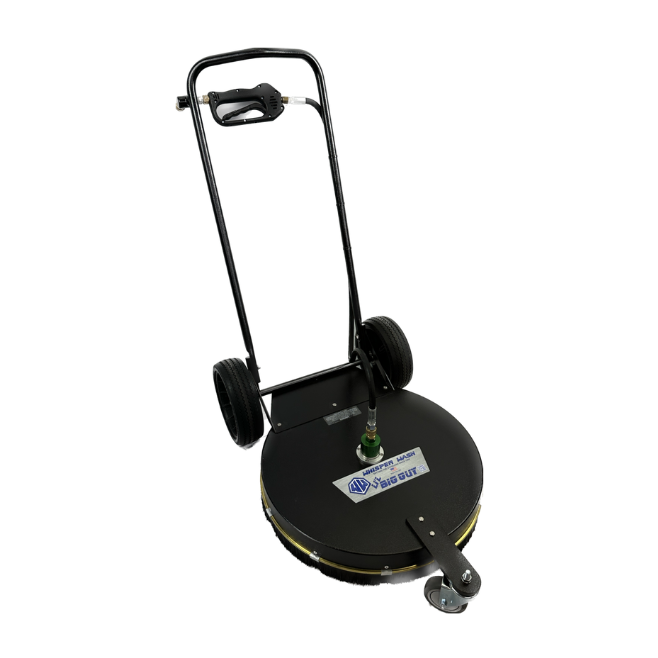 Whisper Wash Little Big Guy 24" Surface Cleaner – Hydro-Flow Stainless Steel 2-Tip Bar LBG2400-HFSS