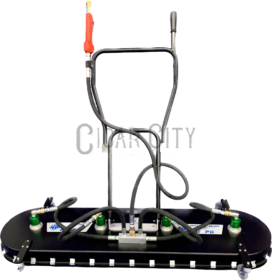 Whisper Wash Hippo 6' Surface Cleaner – Hydro-Flow Aluminum 2-Tip Bar | H600-HFAL Whisper Wash