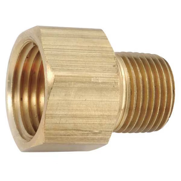 1/2″ x 1/2″ Brass Adapter – MNPT x FNPT Threaded Fitting – Model 4773