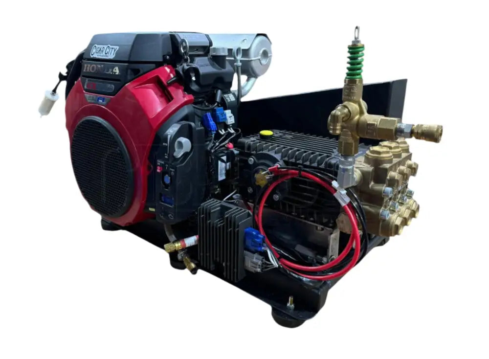 BE 10GPM 3,000 PSI Gas Cold Water Pressure Washer w/ Honda IGX800 and General Pump CWF1027H Cigarcity Softwash.