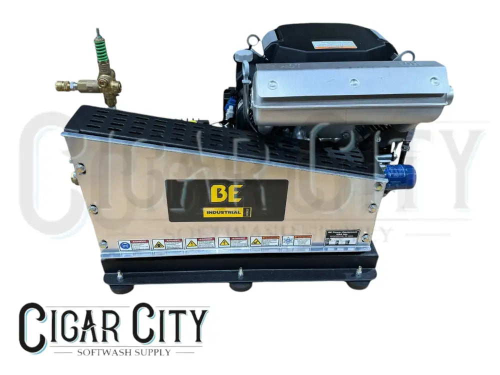 BE 10GPM 3,000 PSI Gas Cold Water Pressure Washer w/ Honda IGX800 and General Pump CWF1027H Cigarcity Softwash.