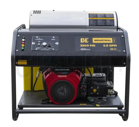 BE 8.6GPM@3500psi Hot Super Skid Pressure Washer HW3524HA12V Pressure Washers Cigarcity Softwash.