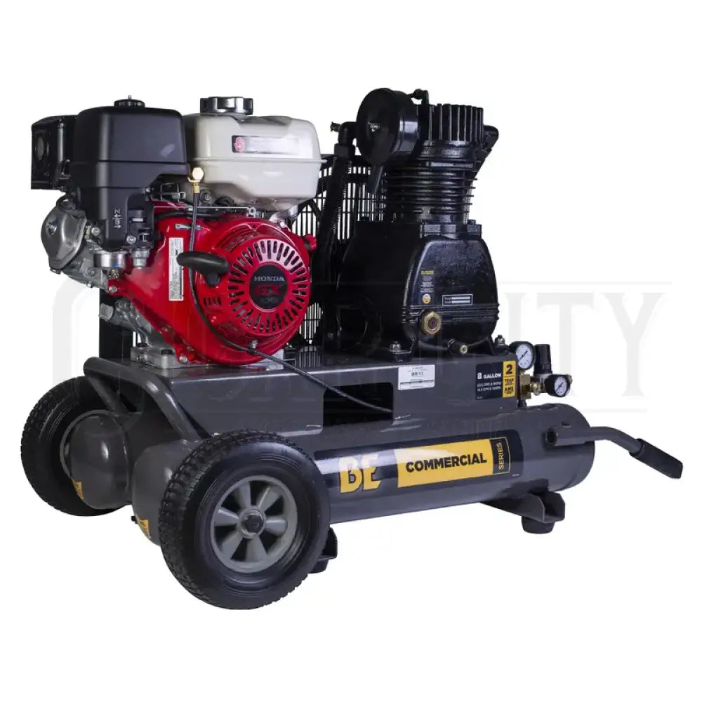 BE 8 Gallon Air Compressor Honda GX270 17.7CFM Hoses Cigarcity Softwash.