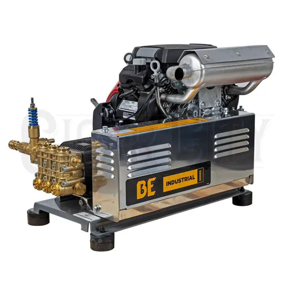 BE Industrial 8 GPM @ 4000 psi Belt Drive Pressure Washer - AR Pump B4024HTBA Pressure Washers Cigarcity Softwash.