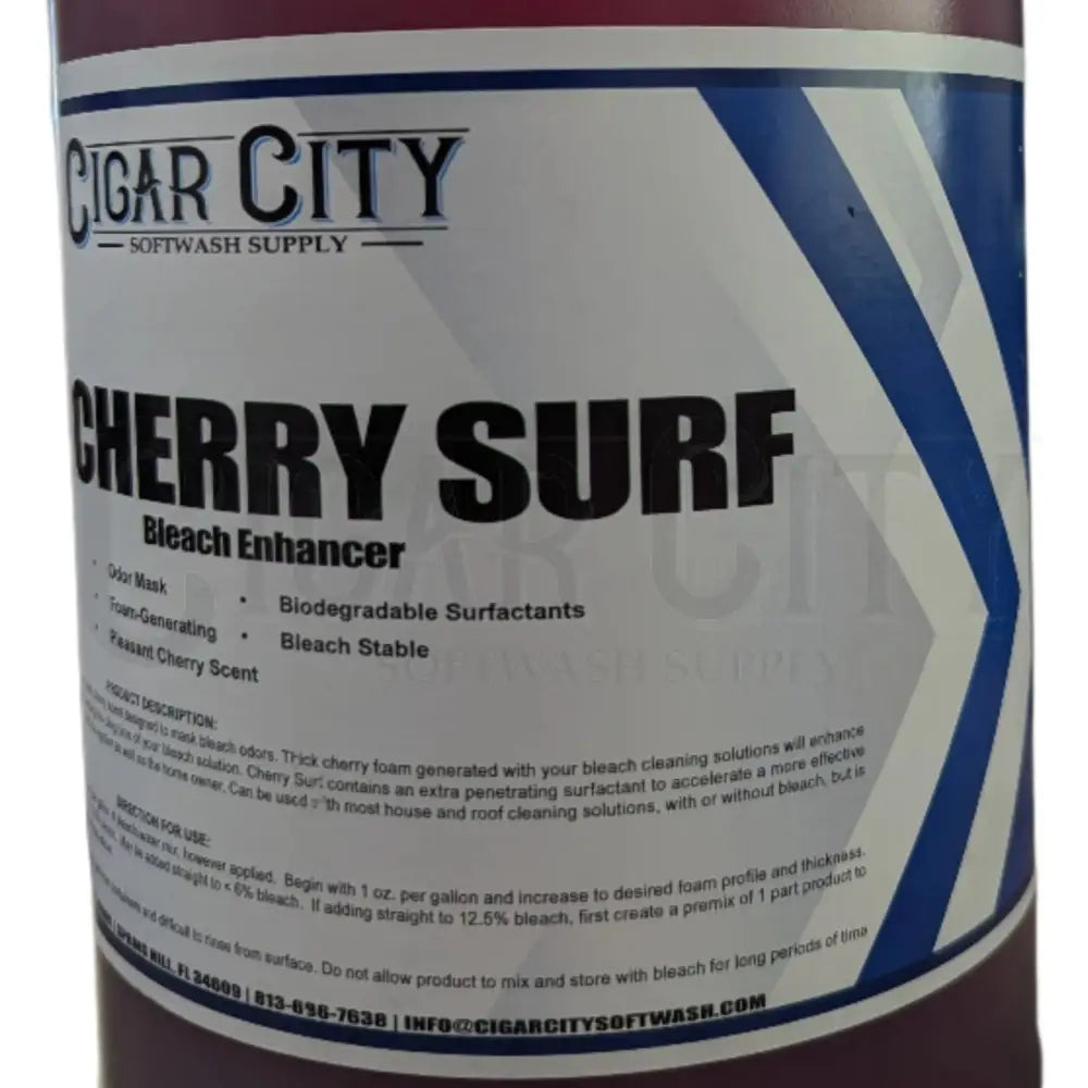 Cherry Surf Surfactant Chemicals Cigarcity Softwash.