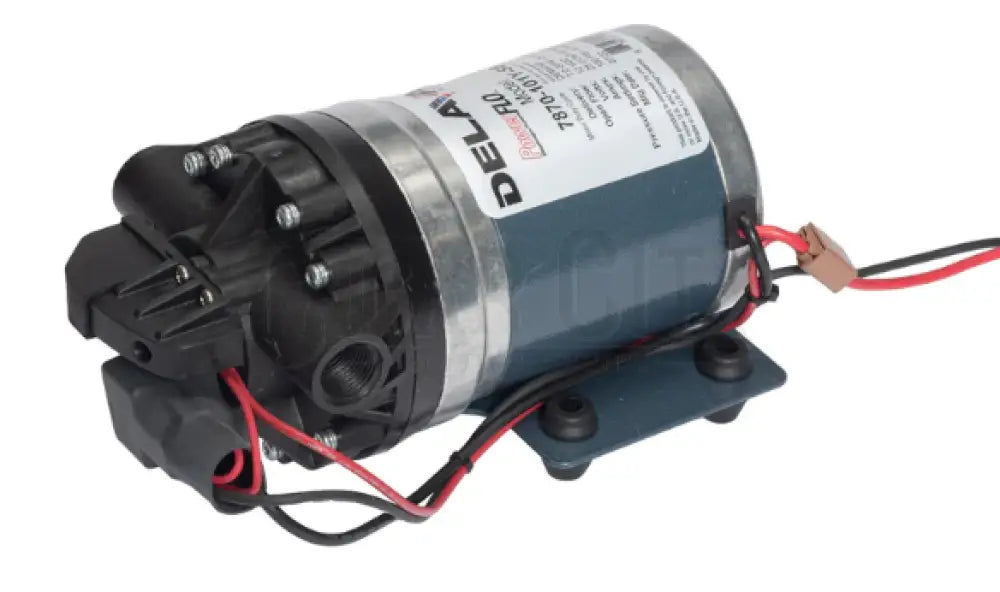 Delavan 1/2" 7GPM 12v PowerFLO Electric Softwash Pump 7870101YSB Pumps Cigarcity Softwash.
