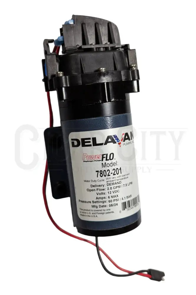 Delavan 2GPM 12v PowerFLO Electric Softwash Pump 7802201 Pumps Cigarcity Softwash.