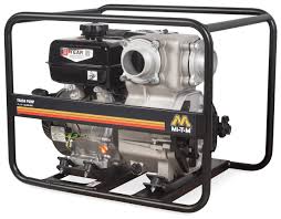 Mi-T-M 3-Inch Industrial Trash Pump – 420cc OHV Engine, 3"x3" Suction/Discharge – WTP-T03-0MGM