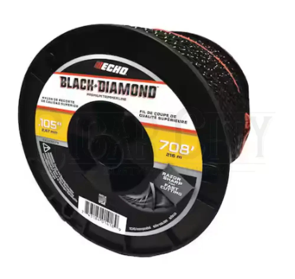 ECHO Black Diamond 0.105 in. x 708 ft. Medium Trimmer Line Spool 330105073 Lawn Equipment Cigarcity Softwash.