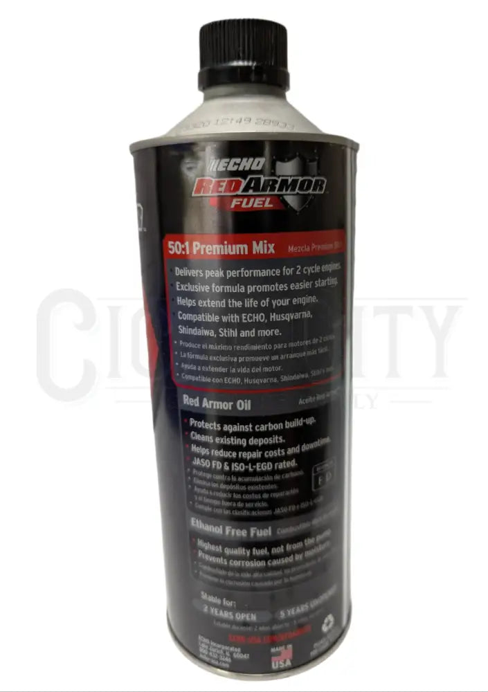 ECHO Red Armor 2-Cycle Engine Fuel 32 fl oz 7450001 Cigarcity Softwash.