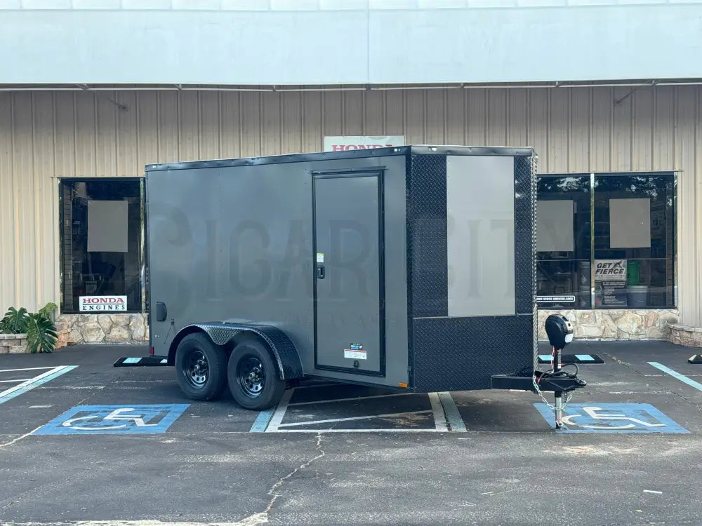 Enclosed 6x12 Pressure & Soft Washing Trailer and RODI Window Cleaning Cigarcity Softwash.
