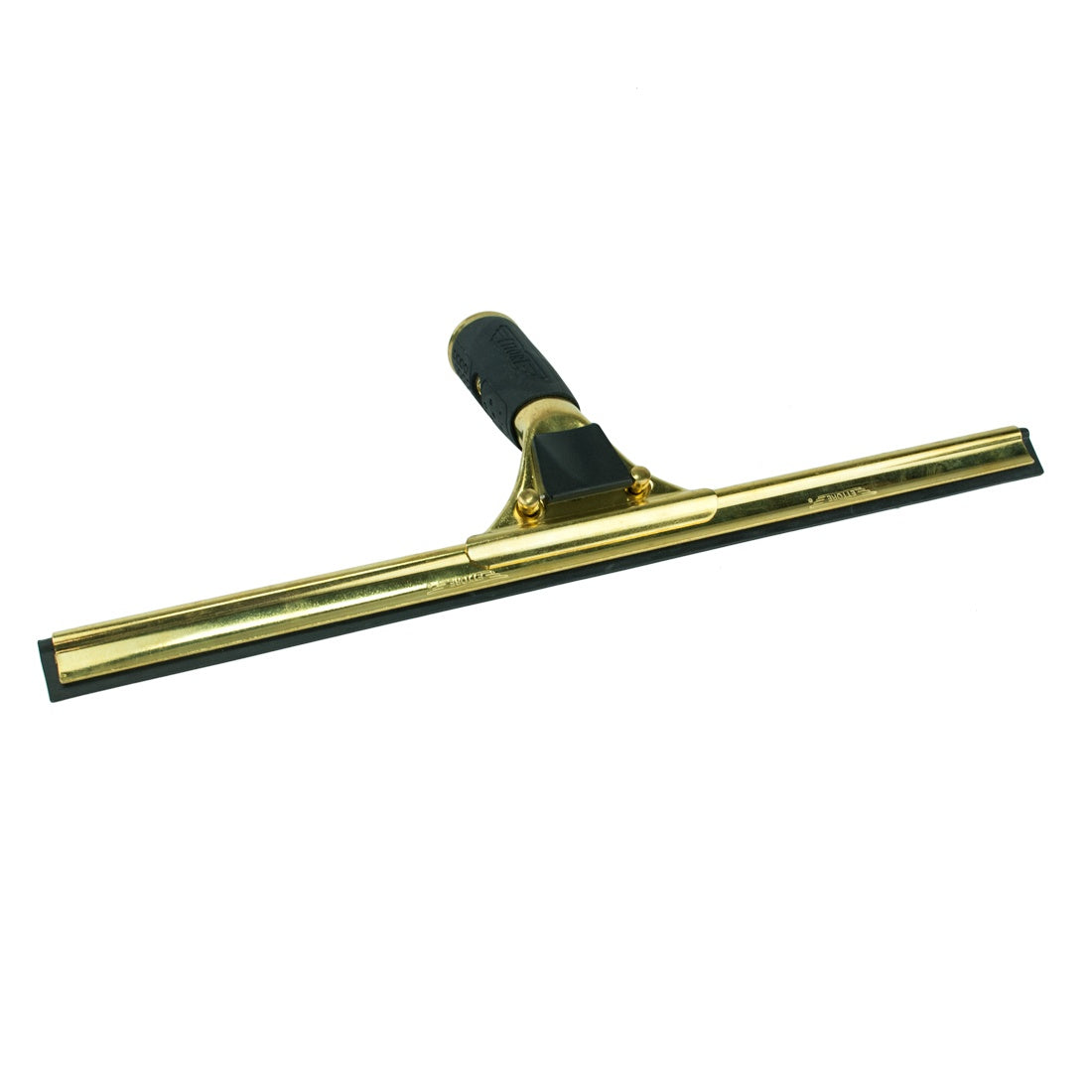 Ettore Complete Quick Release Brass with Rubber Grip Squeegee WindowCleaner.com