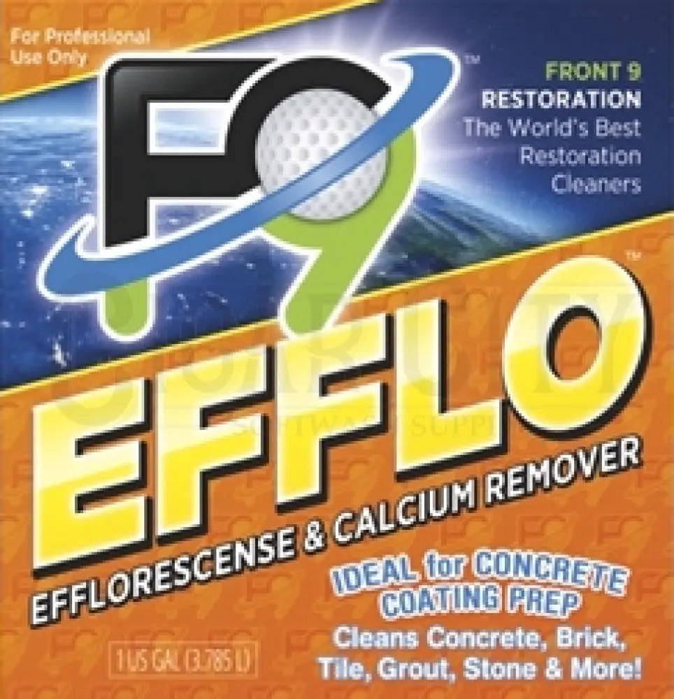 F9 Efflorescence and Calcium Remover - 1 Gallon Chemicals Cigarcity Softwash.