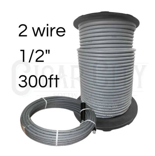 Fierce Jet Pressure Hose - 300ft Spool (1/2" 2 Wire) Hoses Cigarcity Softwash.