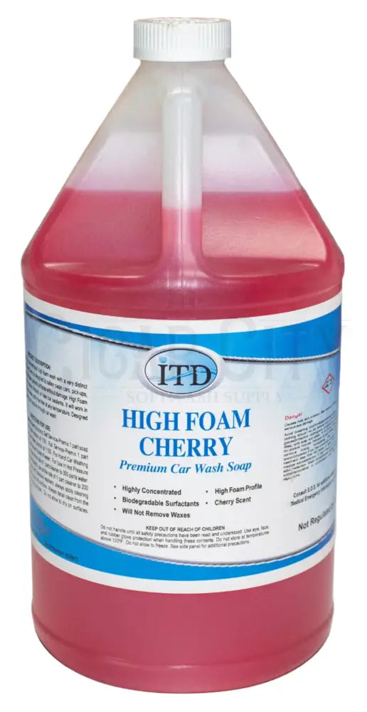 High Foam Cherry Chemicals Cigarcity Softwash.