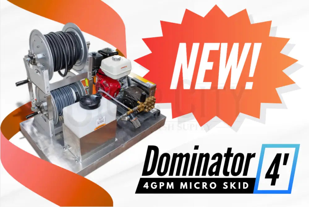 In Stock! - Dominator 4ft Micro Skid 4GPM Cigarcity Softwash.