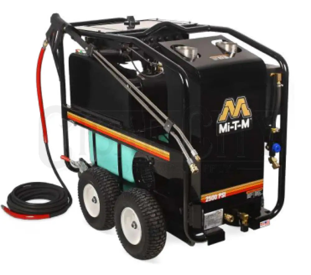 Mi-T-M DHS Belt Drive Series Hot Water Pressure Washer -3.5gpm, 4000PSI, General Pump DH-4004-SE0E2G Cigarcity Softwash.