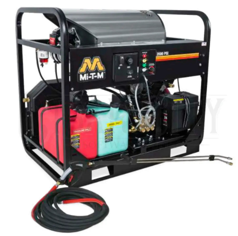 Mi-T-M HDC Series Skid Gasoline Belt Drive - 4.0gpm, 4000PSI, AR Pump HDC-4004-1H6A Cigarcity Softwash.