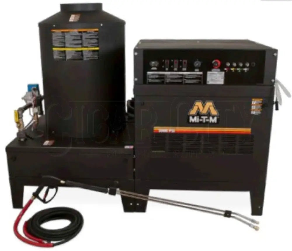 Mi-T-M HEG High Volume Wash Series Hot Water Pressure Washer - 9.9gpm, 2000PSI, General Pump HEG-2010-1E5G Cigarcity Softwash.