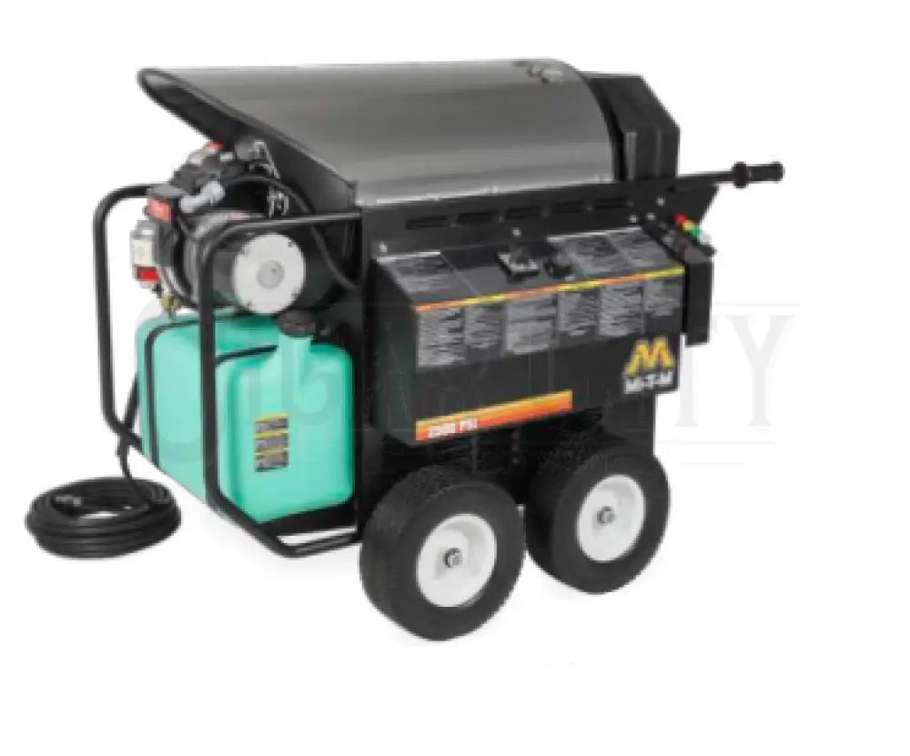 Mi-T-M HHS Belt Drive Series Hot Water Pressure Washer- 4.2gpm, 2000PSI, AR Pump HHS-2004-2E2A Cigarcity Softwash.