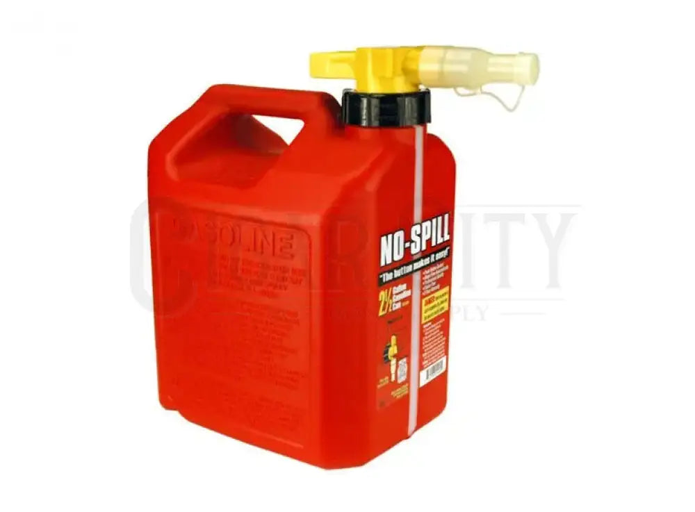 NO-SPILL 2-1/2 GALLON GAS CAN (RED) Cigarcity Softwash.