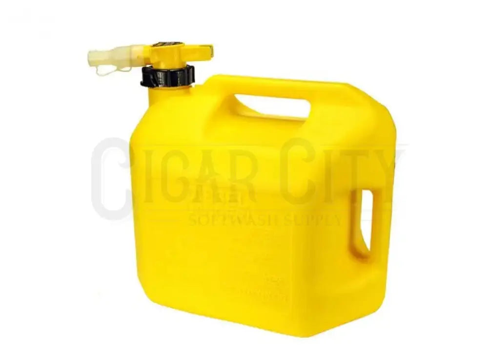NO-SPILL 5 GALLON DIESEL CAN (YELLOW) Cigarcity Softwash.