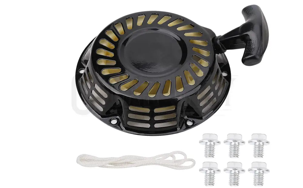 Predator 212 Pull Start Assembly, Replacement Predator 212cc Recoil Starter 5.5HP 6.5HP 7HP Coleman CT200U BT200X Trail CT200U-EX TrailMaster MB200 Go Kart Champion 196cc Generator Pull Starter Kit Cigarcity Softwash.